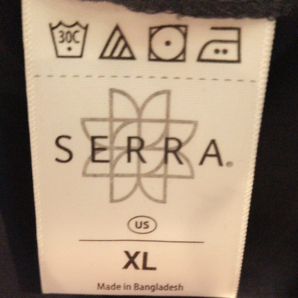 FINAL PRICE NWOT Serra Elegant Charcoal Wide Leg Jumpsuit w Drawstring Belt XL